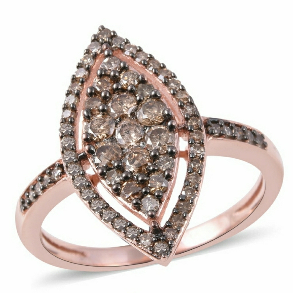 Champagne diamond ring
